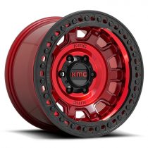 KMC-TANK-KM236-Beadlock-Wheel-Red
